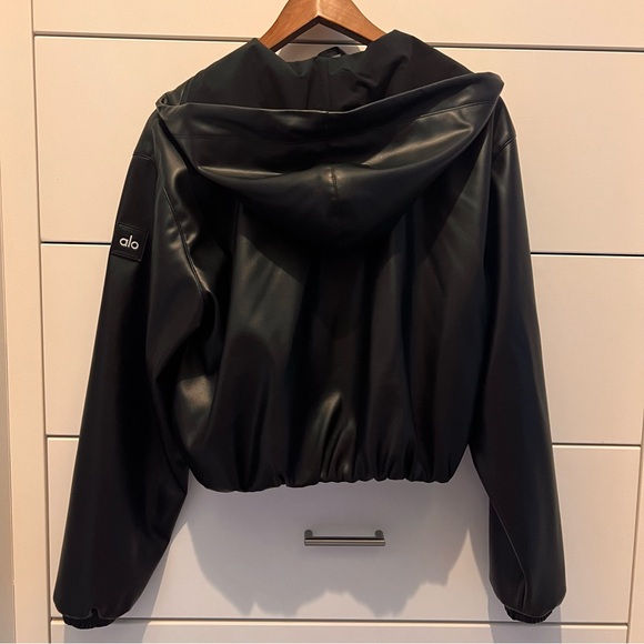 Alo’s Power Hour Vegan Leather Jacket - Picture 7 of 11